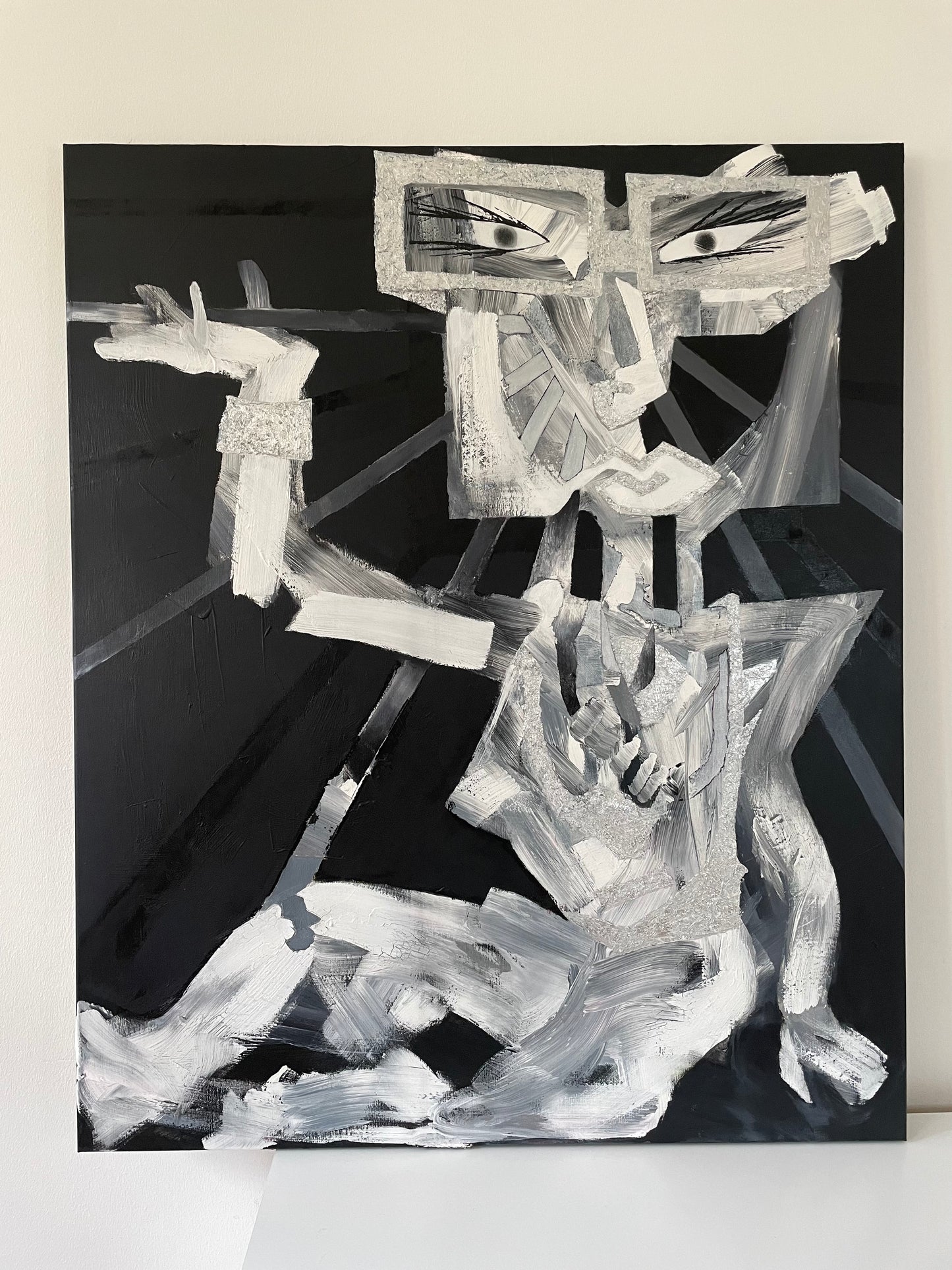 abstract lady 2 - painting
