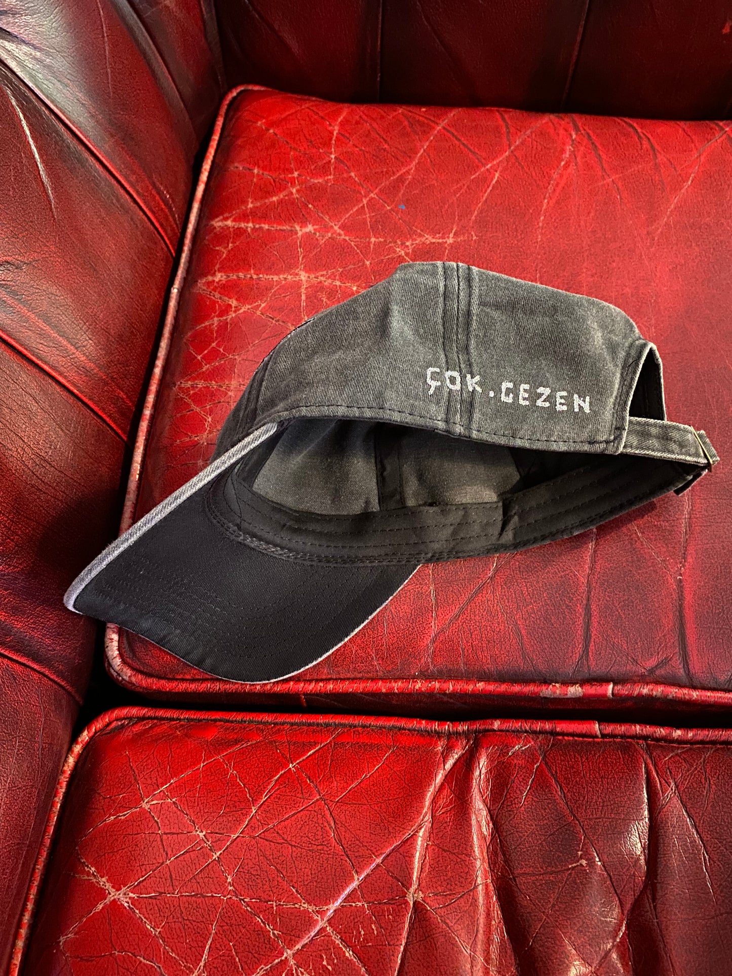 cap - cotton - black „feather“ edition