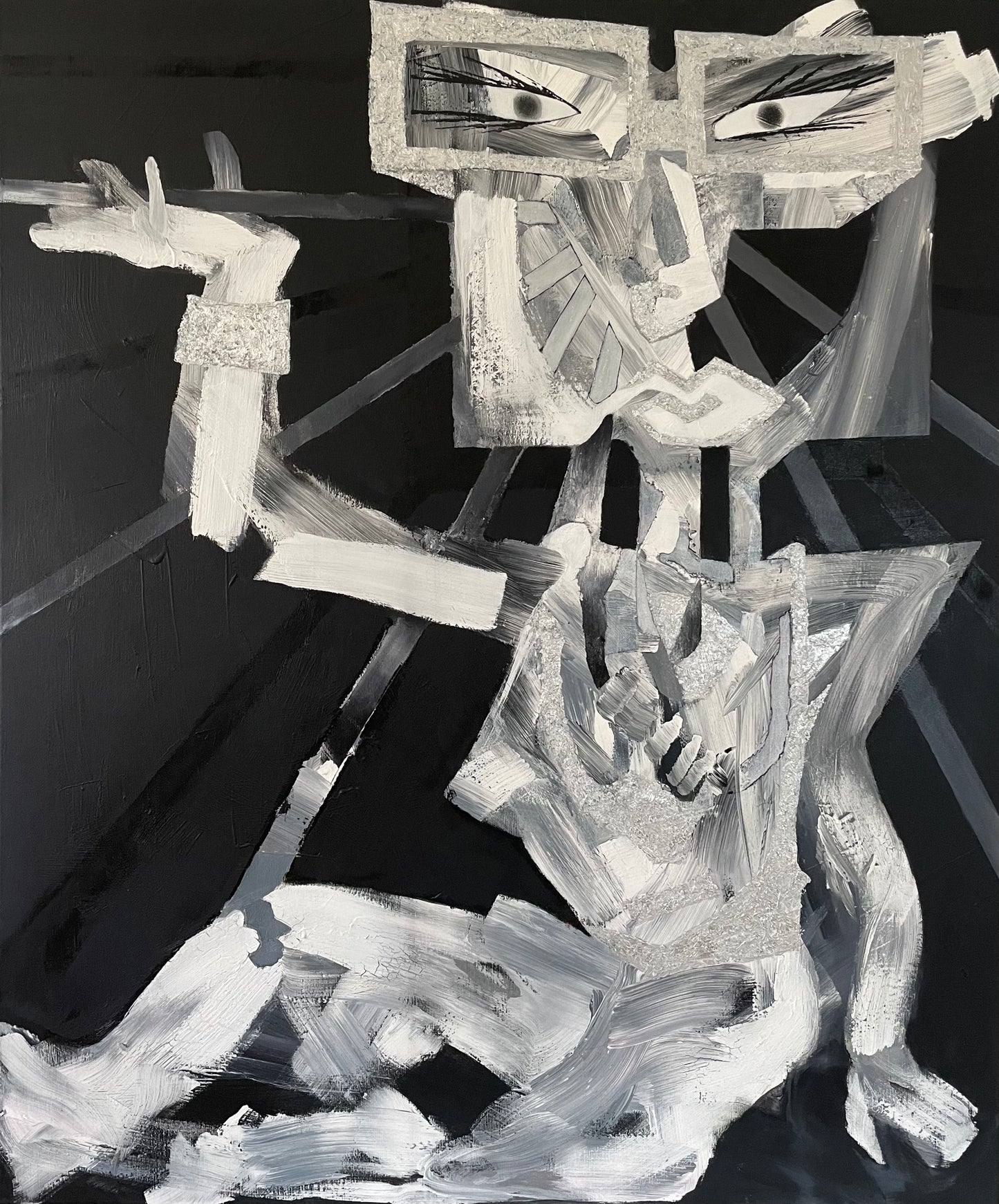 abstract lady 2 - painting