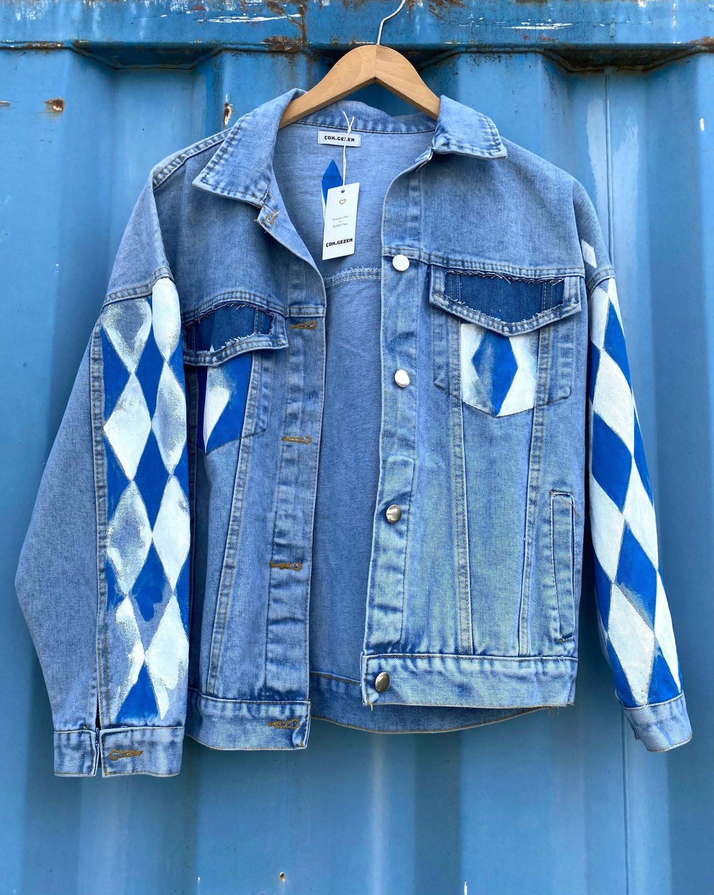 Jeansjacke | Bayern - unikat