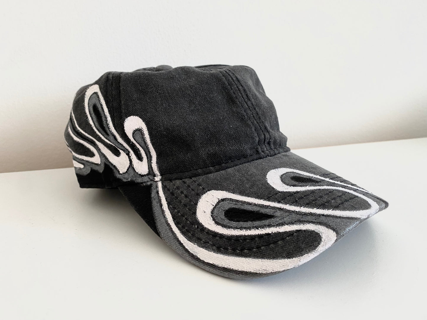 cap - cotton - black „wave“ edition