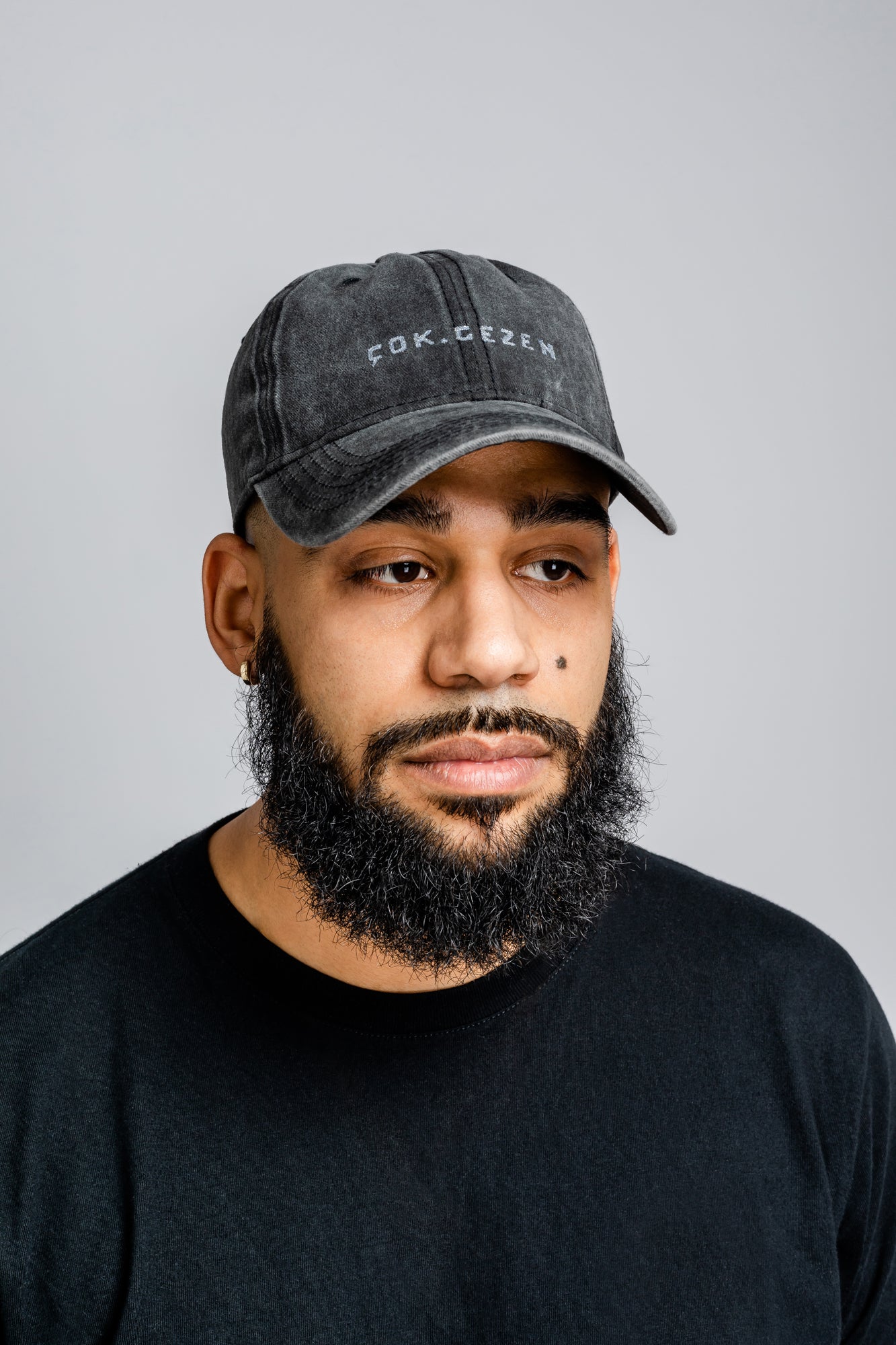 cap - cotton - black