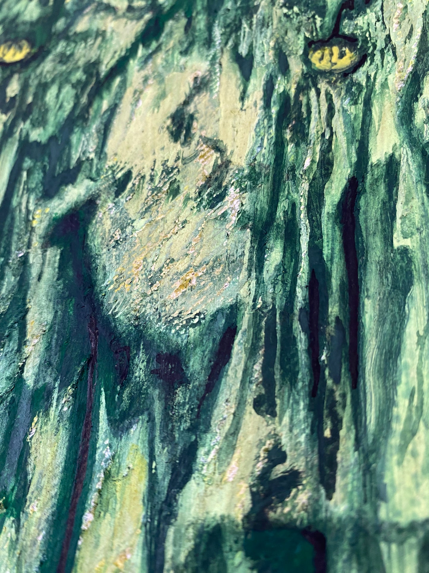 becoming tree - painting