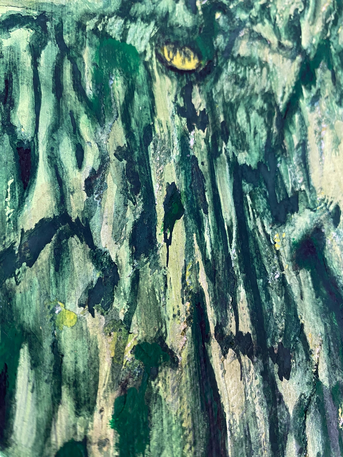 becoming tree - painting