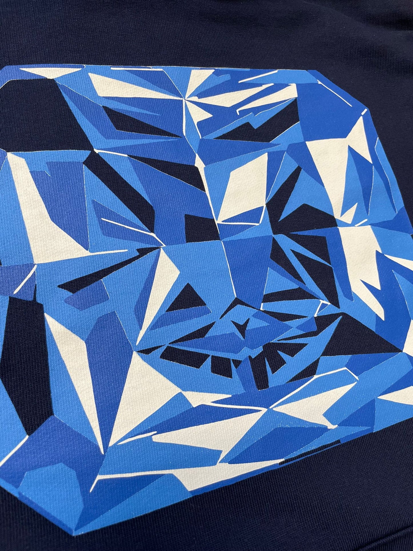 oversized hoodie | blue diamond - organic cotton