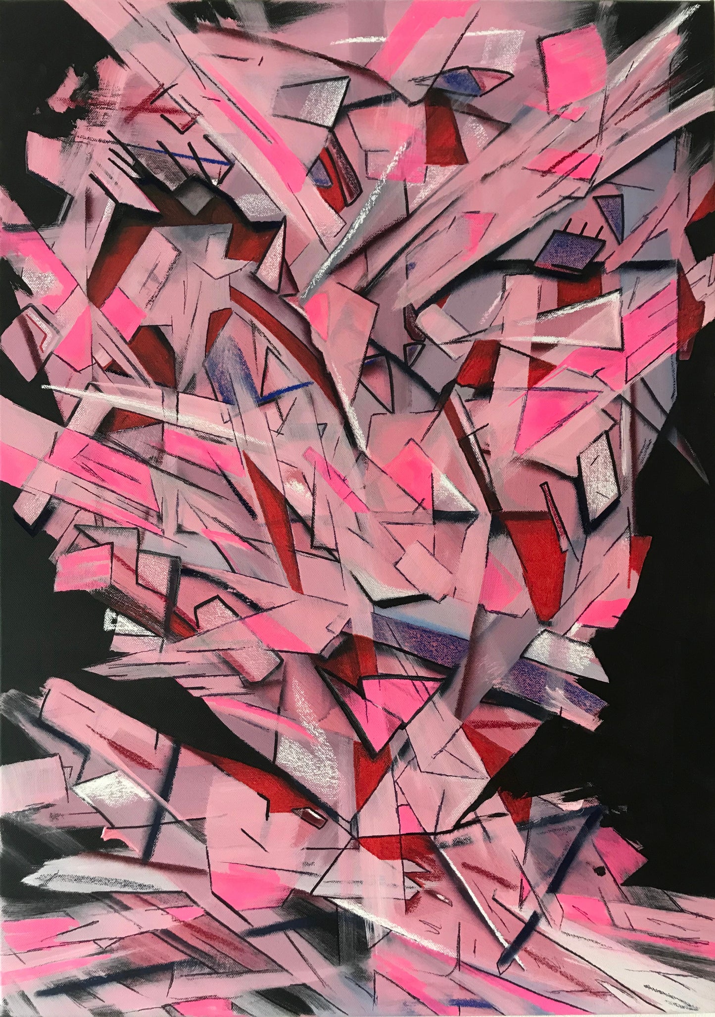 abstract face 4 - painting