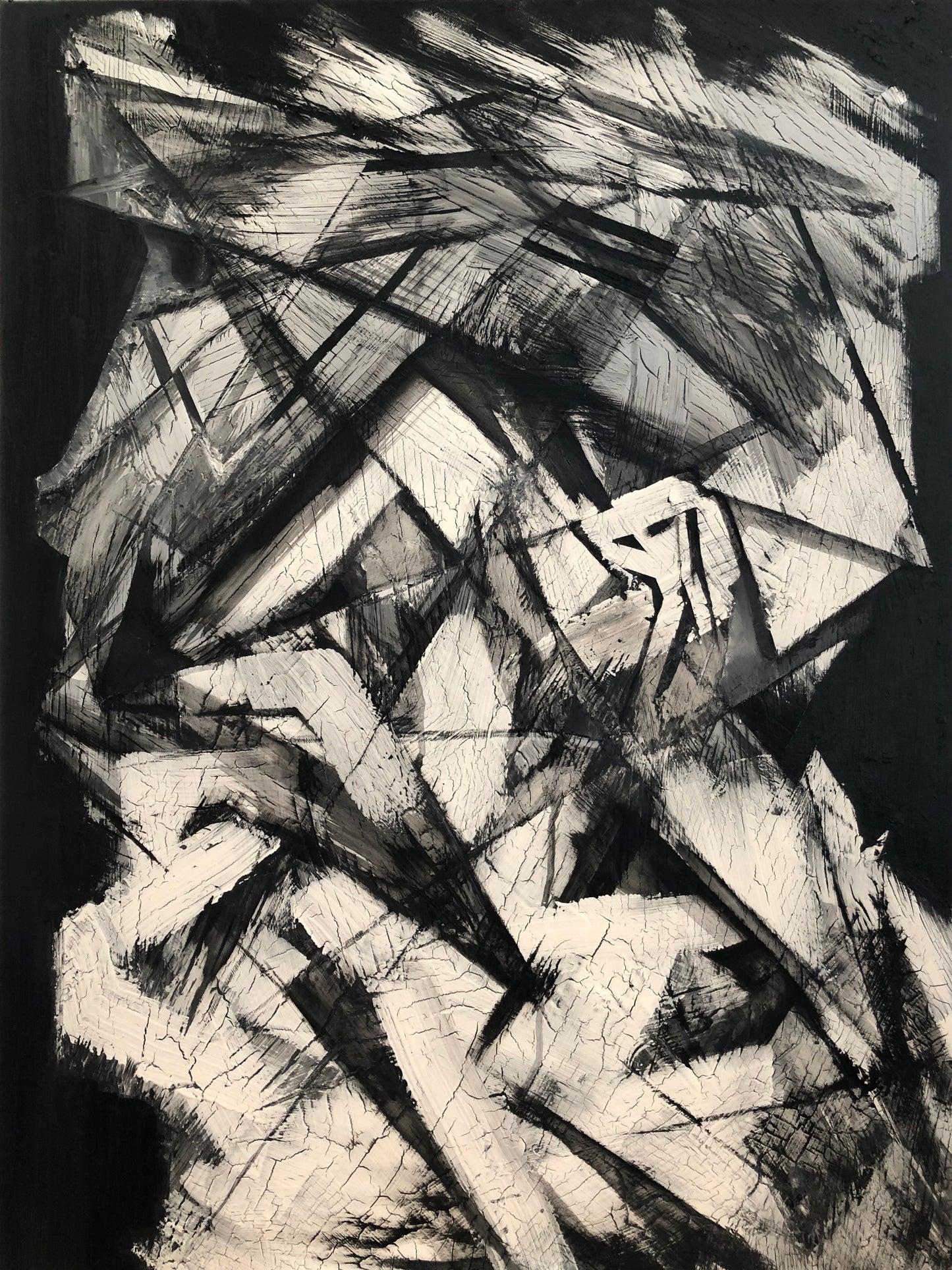 abstract face 23 - painting