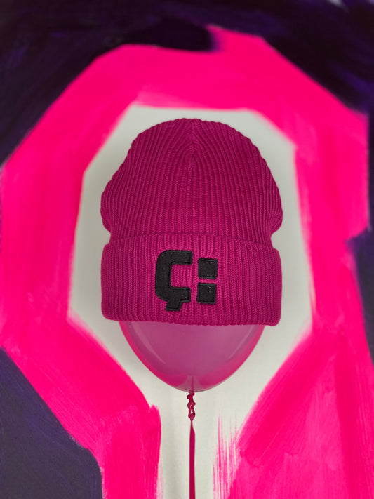 Bio Beanie - organic cotton - magenta