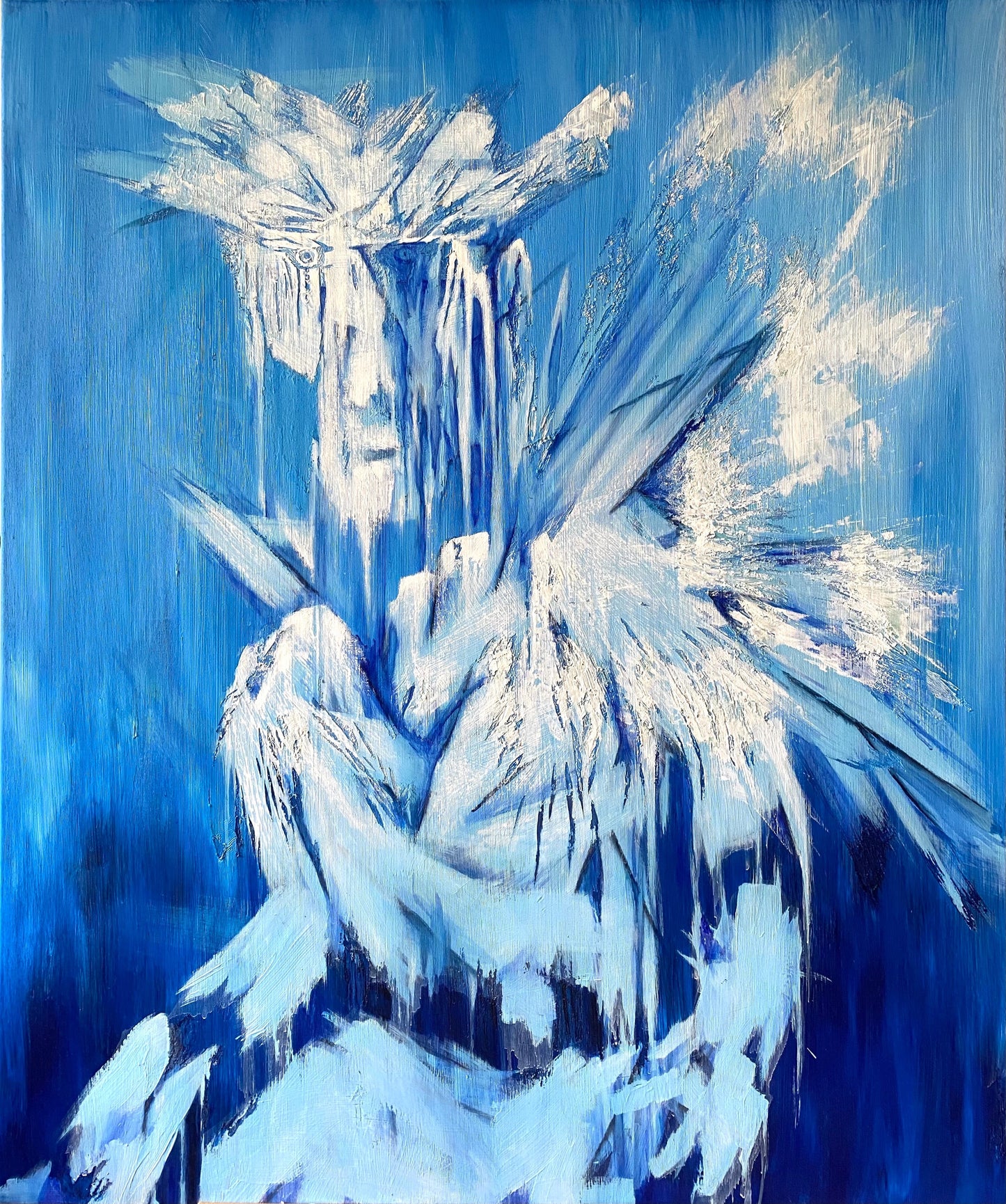 Under the ice - painting