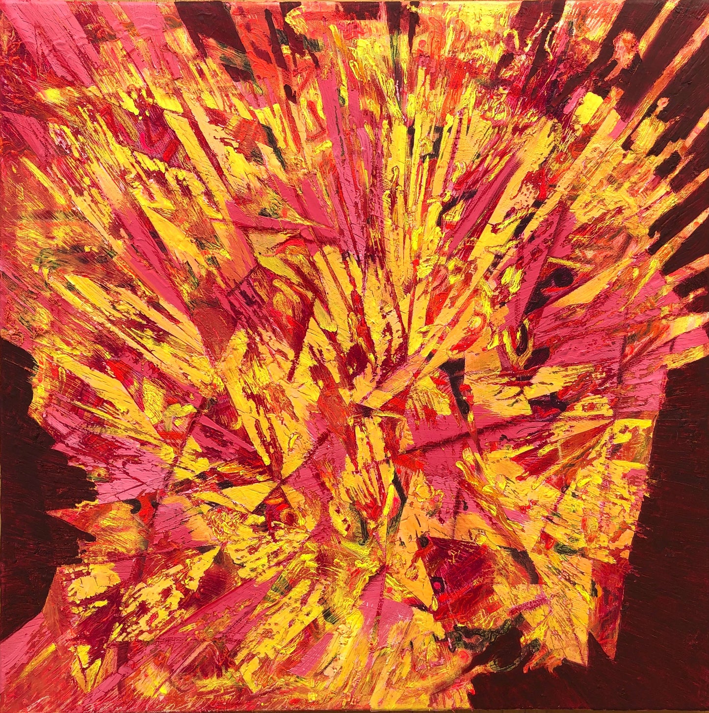 abstract face 36 - painting