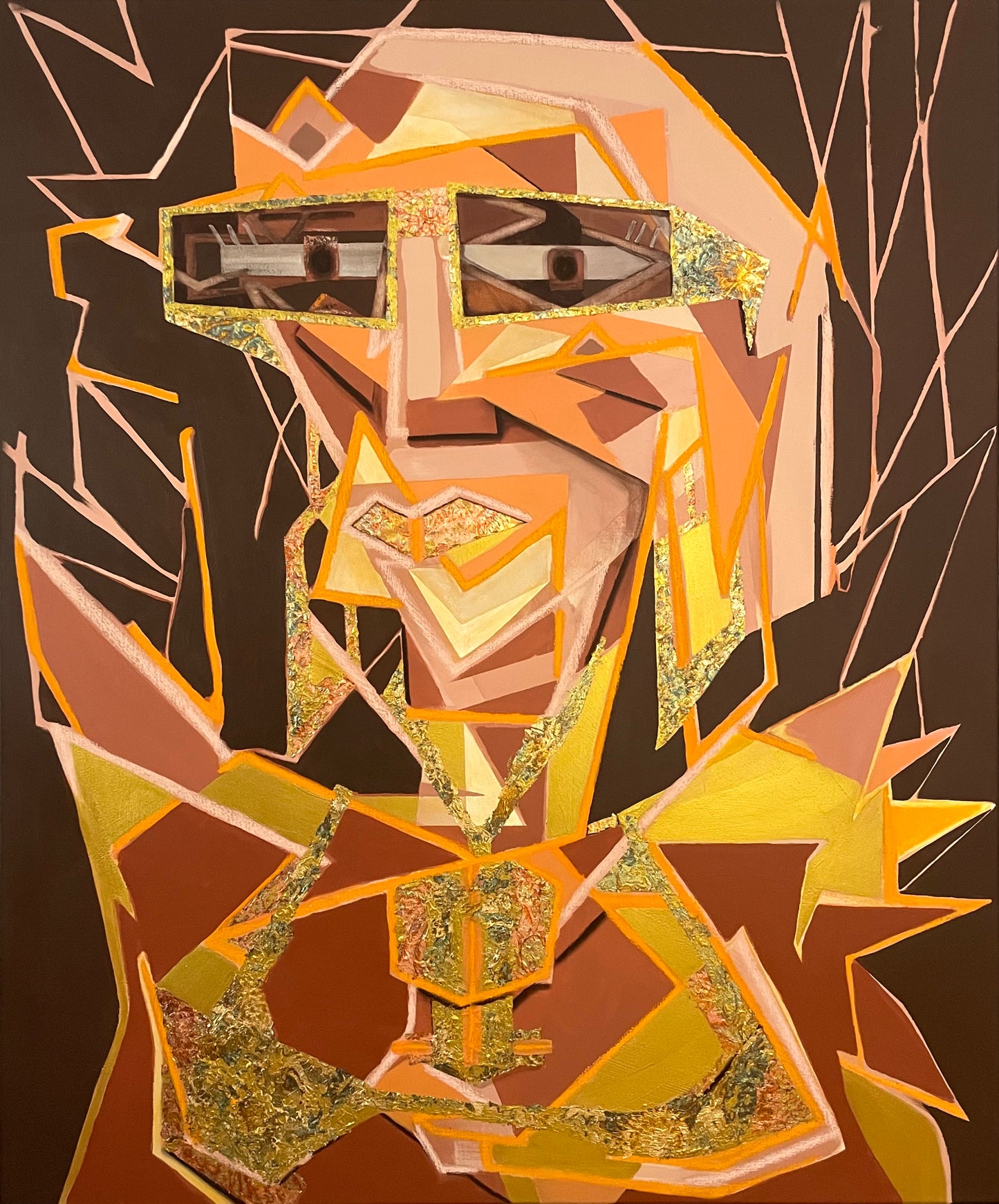 abstract lady - painting