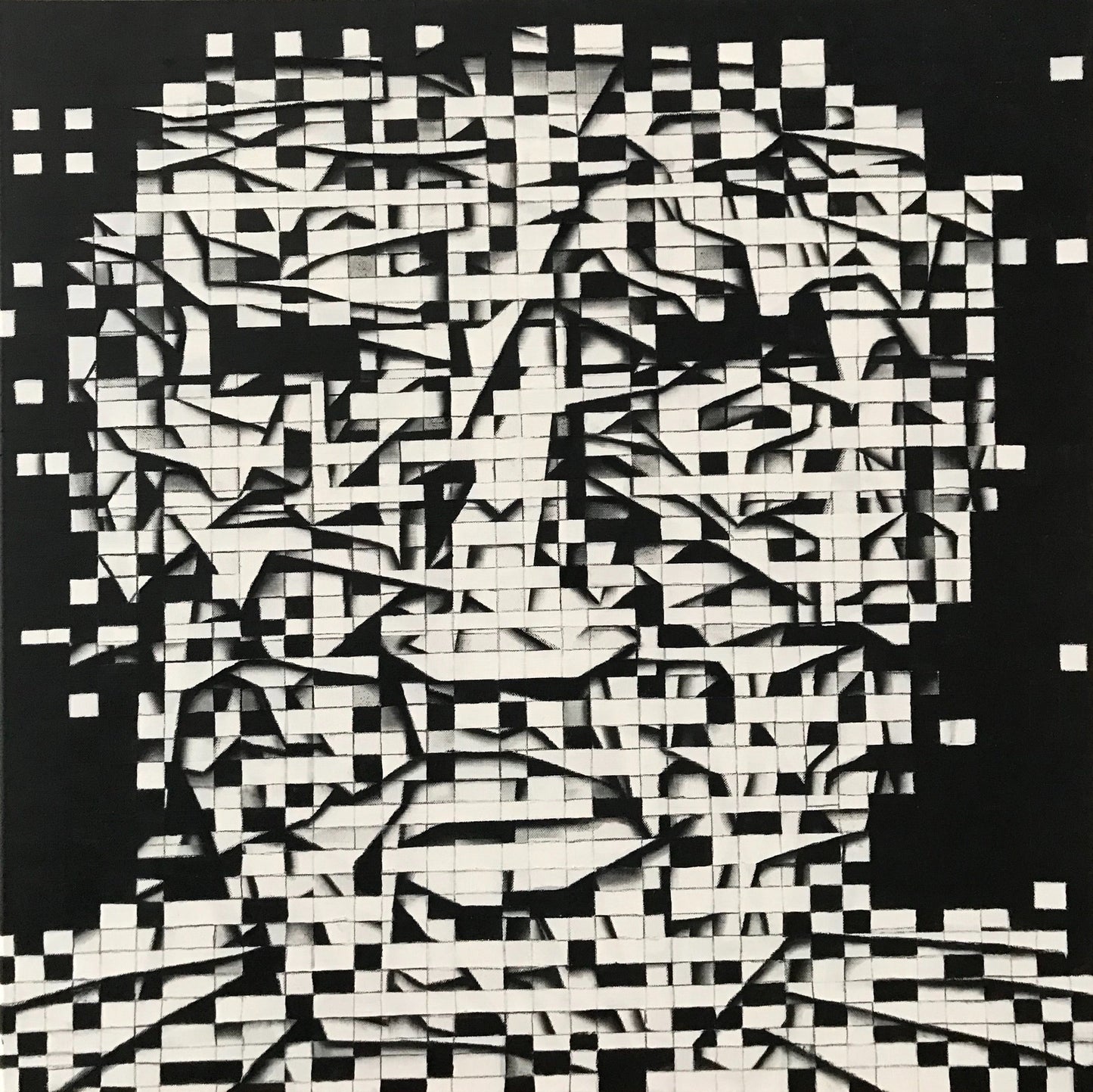 Code.gif (Pixel Face) - painting