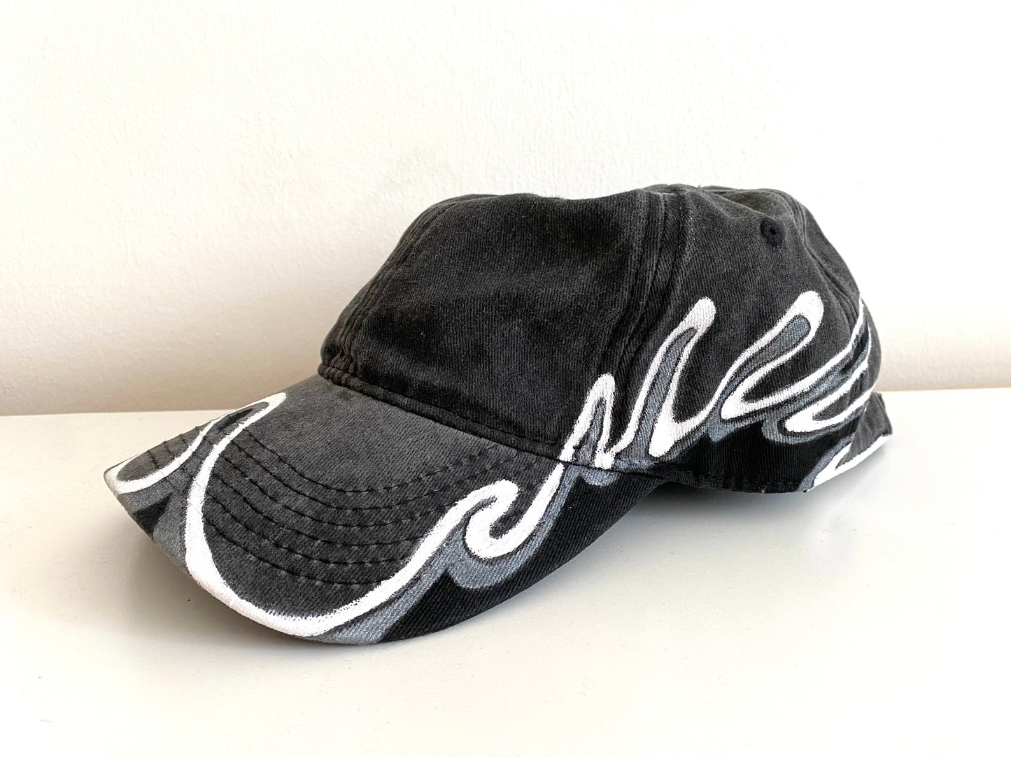 cap - cotton - black „wave“ edition