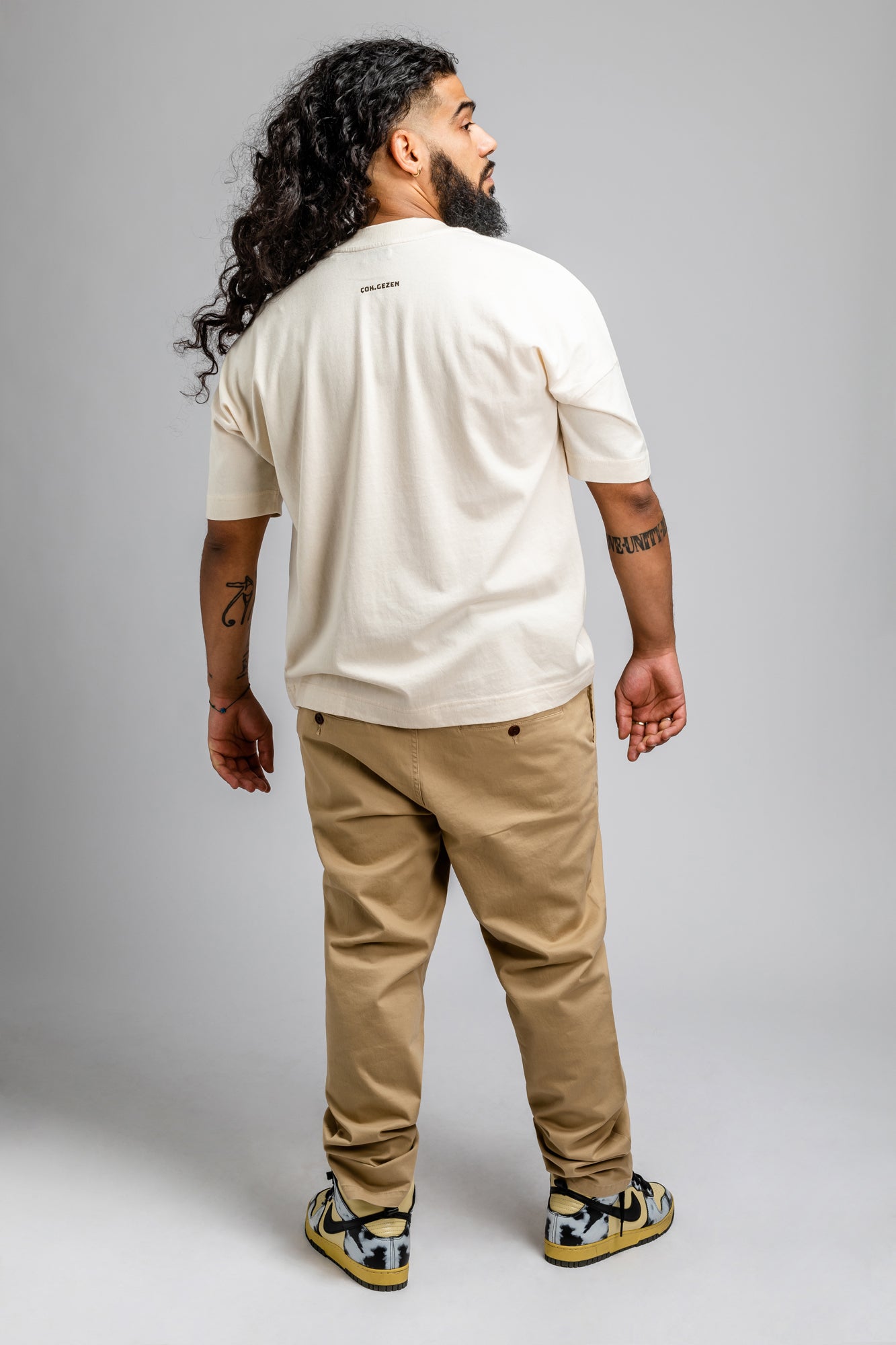 oversized shirt | limited edition - Art meets Fashion 2 - organic cotton - beige