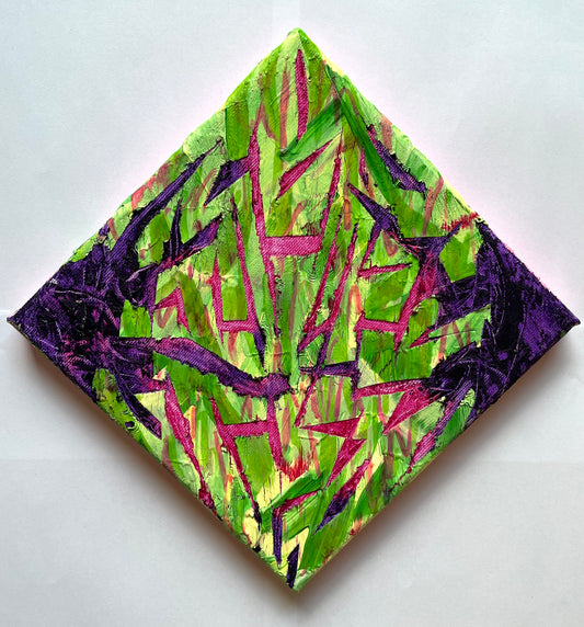 abstract melon - painting